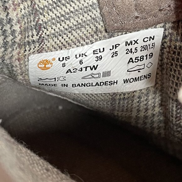 Timberland Sienna Ankle Booties Womens 8 Water Resistant Side Zip - Picture 3 of 10